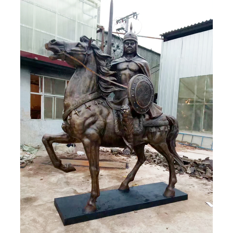 Outdoor Life Size Bronze Horse Sculpture