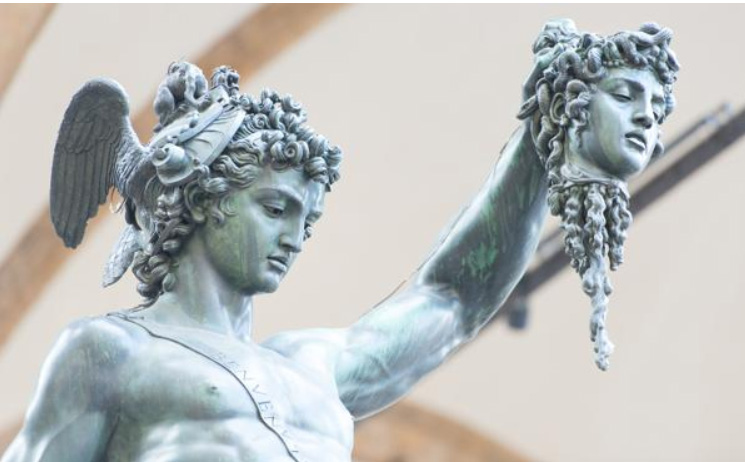 One famous cast bronze statue during Renaissance