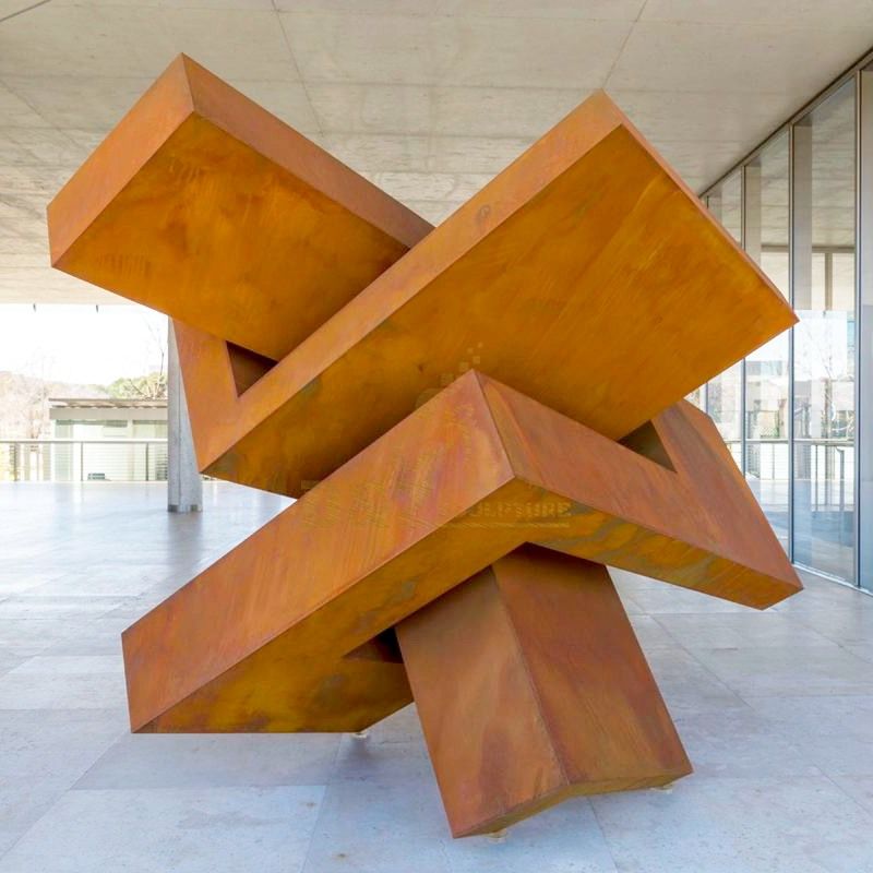 High Quality Garden Decorative Corten Steel Sculpture