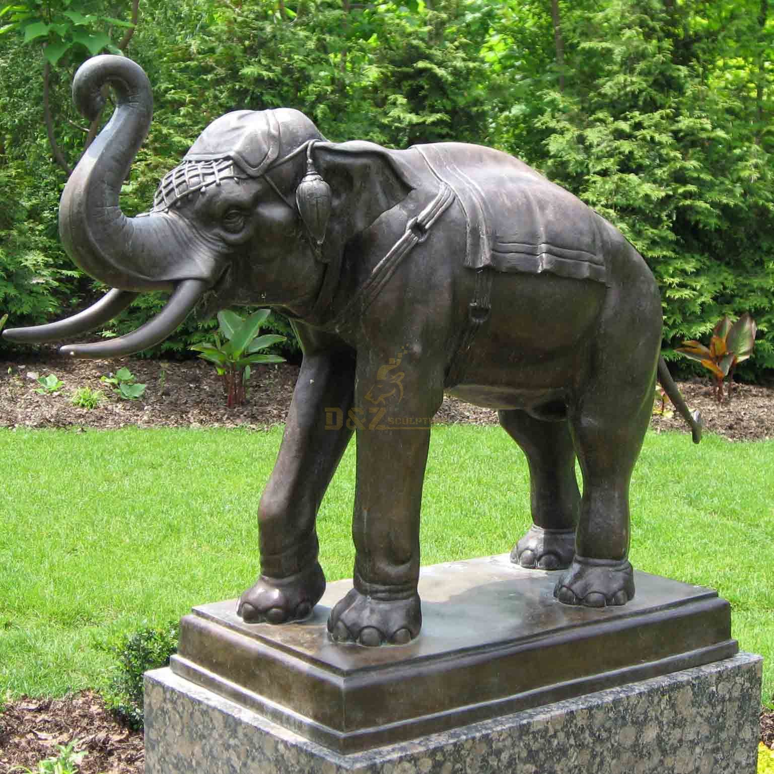 Life Size Bronze Elephant Statue