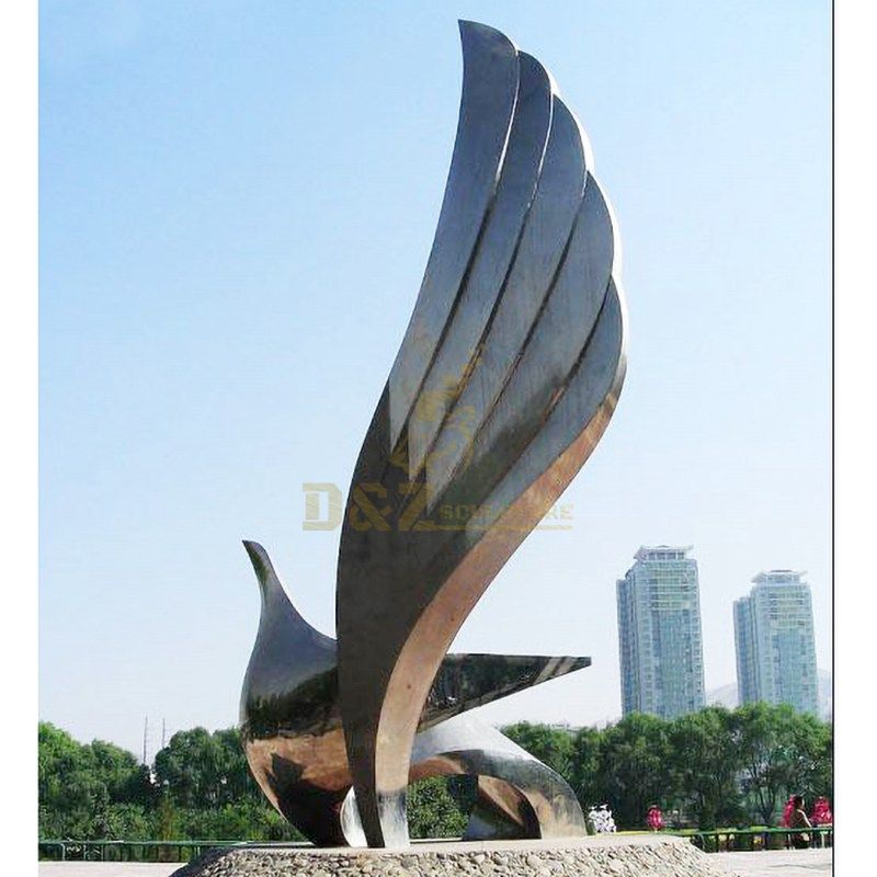 Stainless Steel Wing Sculpture Urban Sculpture