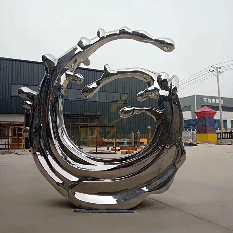 Classic design spray stainless steel sculpture