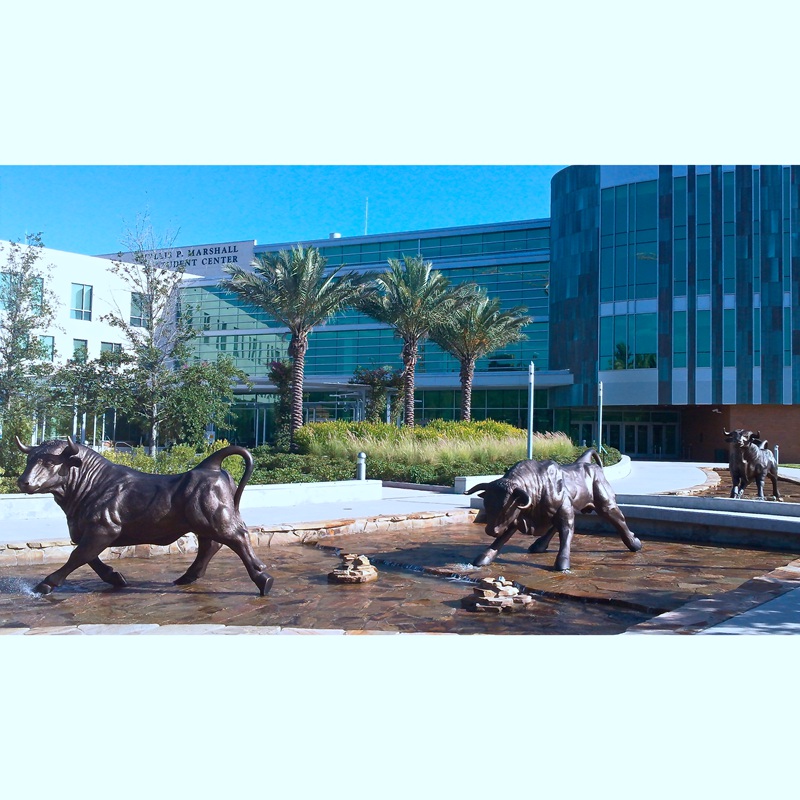 Outdoor Decoration Bronze Bulls Sculpture