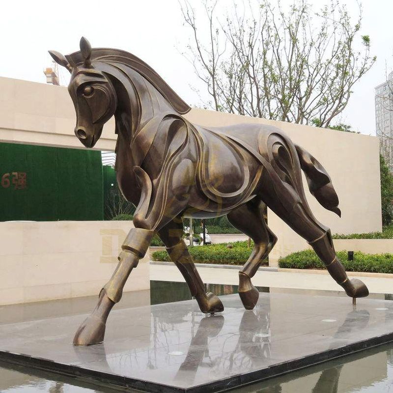 Hot outdoor huge bronze sculpture horse statue