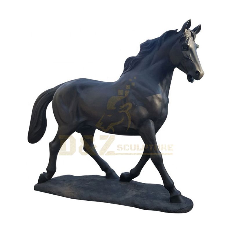 Outdoor Sculpture Bronze Standing Horse Statue