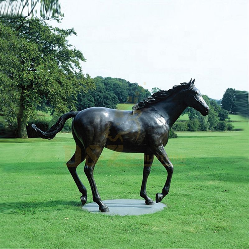 Outdoor Life Size Bronze Horse Sculpture