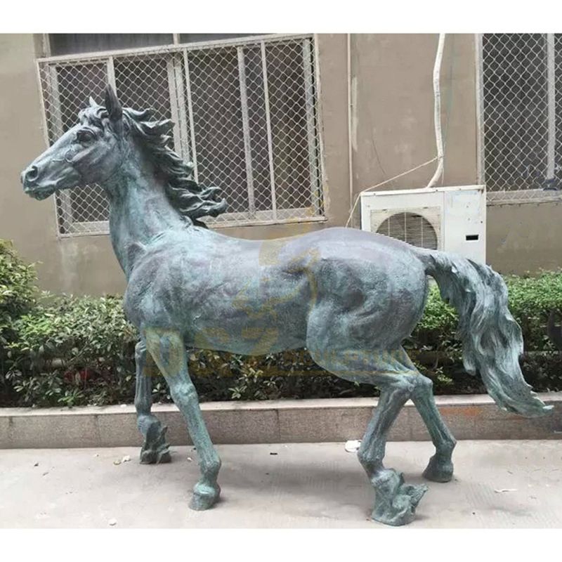 Hot Selling Garden Decoration Bronze Life Size Horse Sculpture