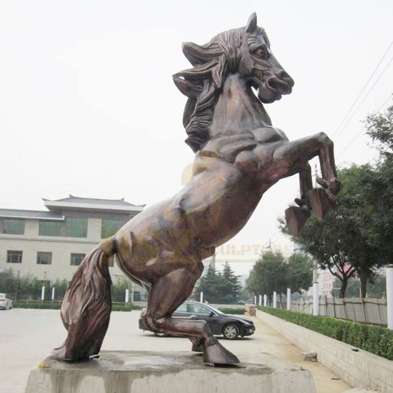Outdoor Creative Horse Bronze Sculpture For Sale