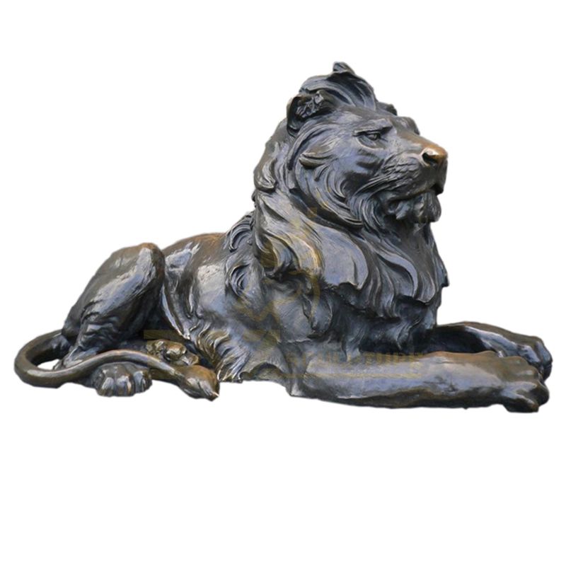 Bronze Life Size Lion Statue Stock Model Lion Sculpture