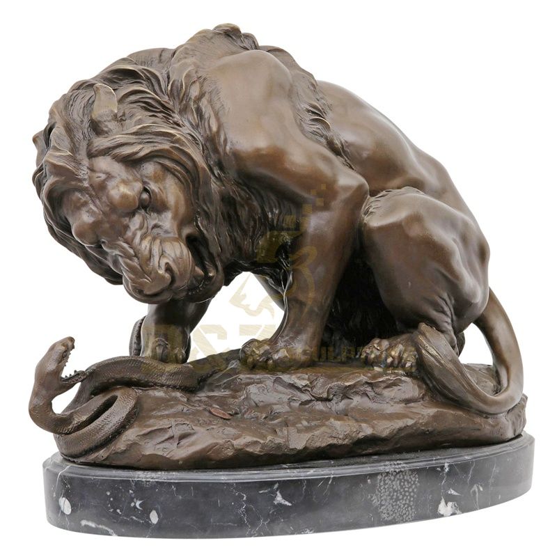 Outdoor Cast Bronze Lion Statue for Sale