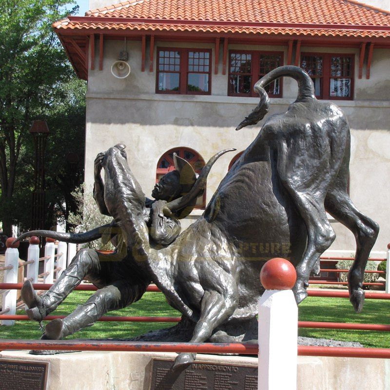 Outdoor Decoration Bronze Bull Sculpture