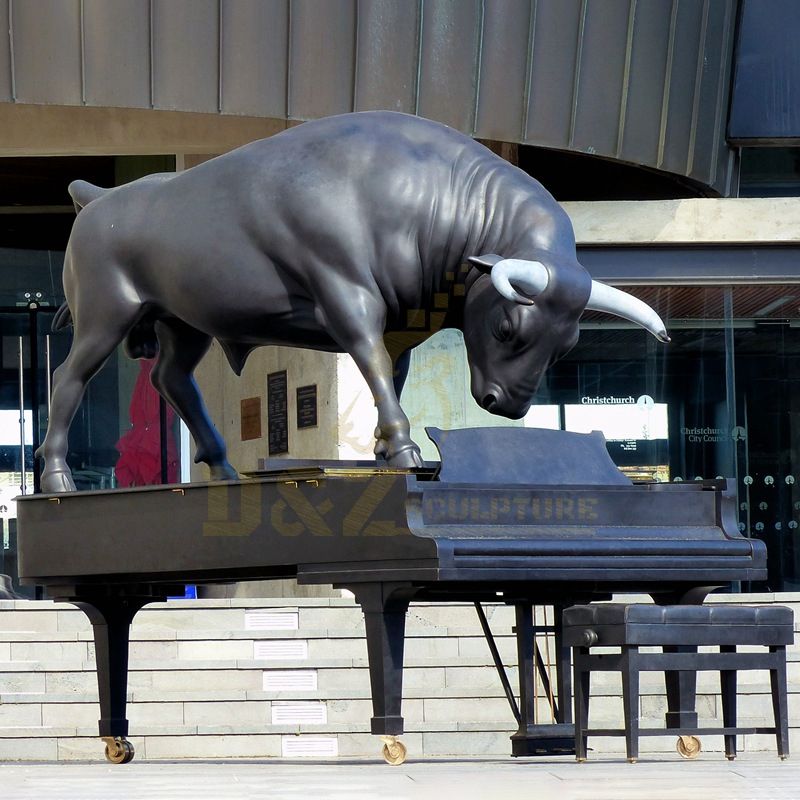Wall Street Bull Bronze Sculpture Manufacturers Custom Made Bull Sculpture