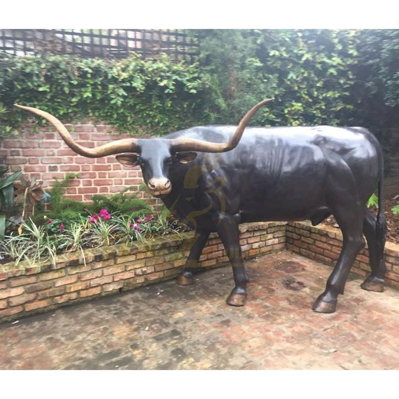 Bronze Sculpture Foundry Farm Cattle Large Brass Bull For Garden