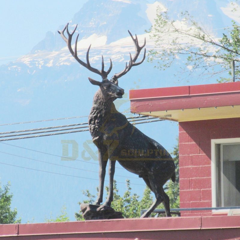 Garden Decoration Processing Customized Bronze Deer Sculpture