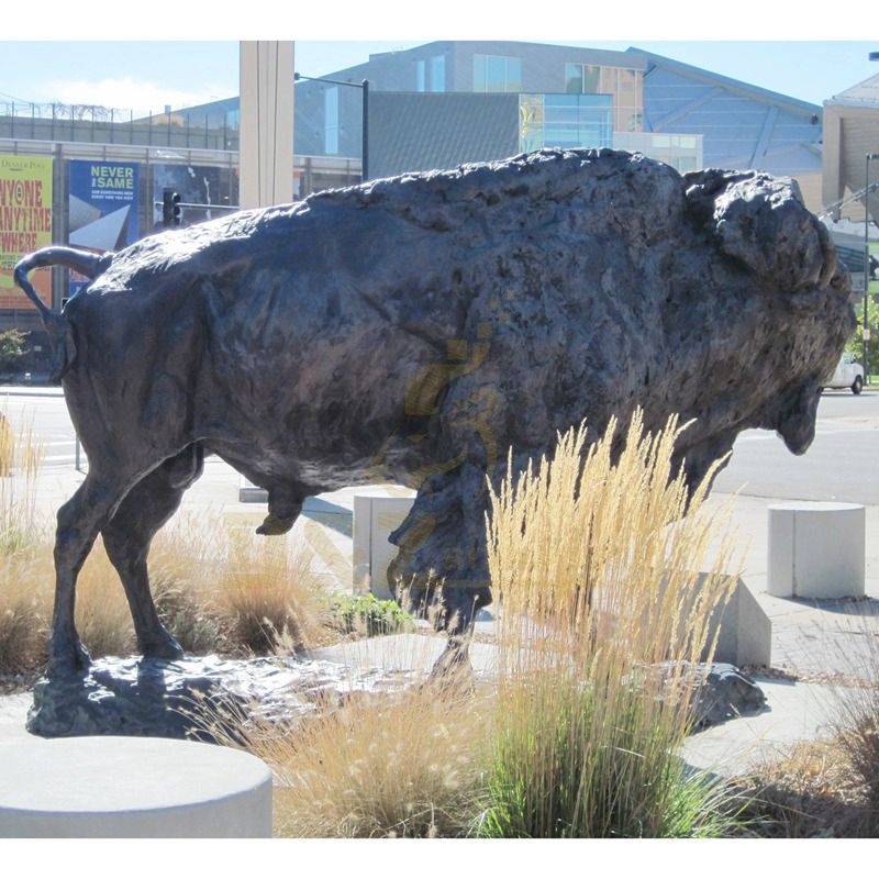 Garden Decoration Bronze Animal Sculpture Bull Statue