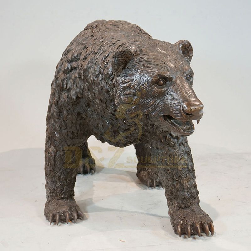 Hot Selling Bear Bronze Animal Sculpture