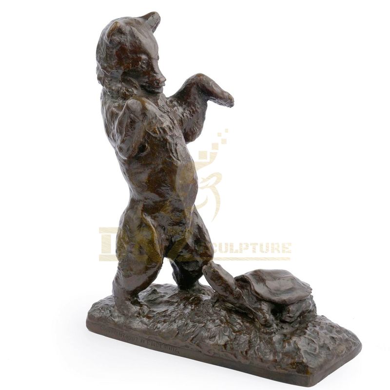 Garden Decoration Custom Animal Bronze Bear Sculpture