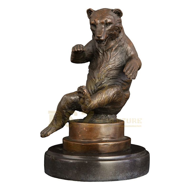 Factory Price Manufacturer Supplier Bronze Bear Statue