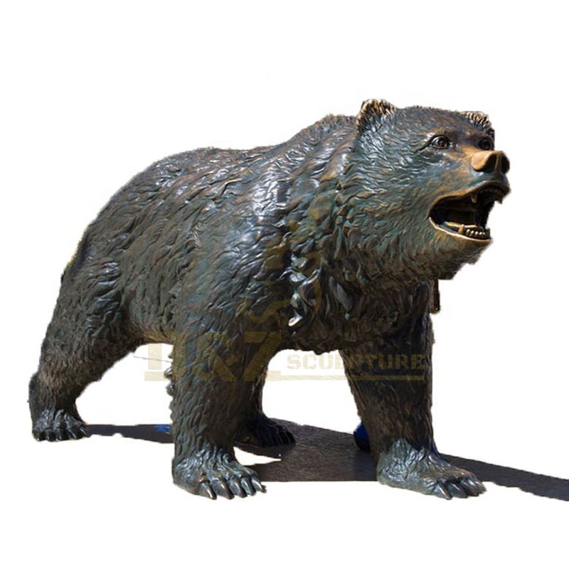 Life Size Garden Famous Statue Bear Bronze Sculpture