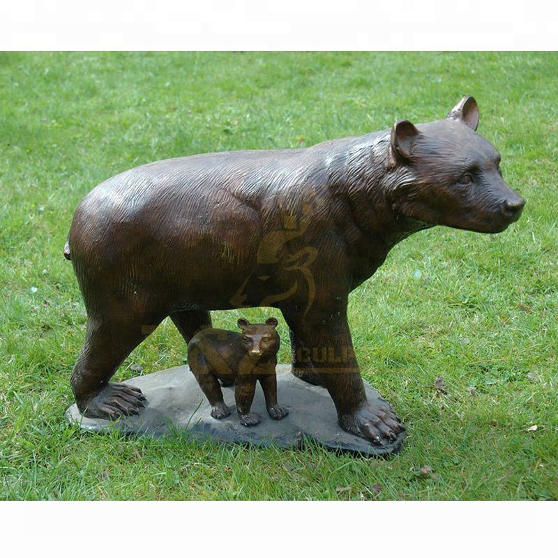Large Bronze Bear Statue Outdoor Sculptures