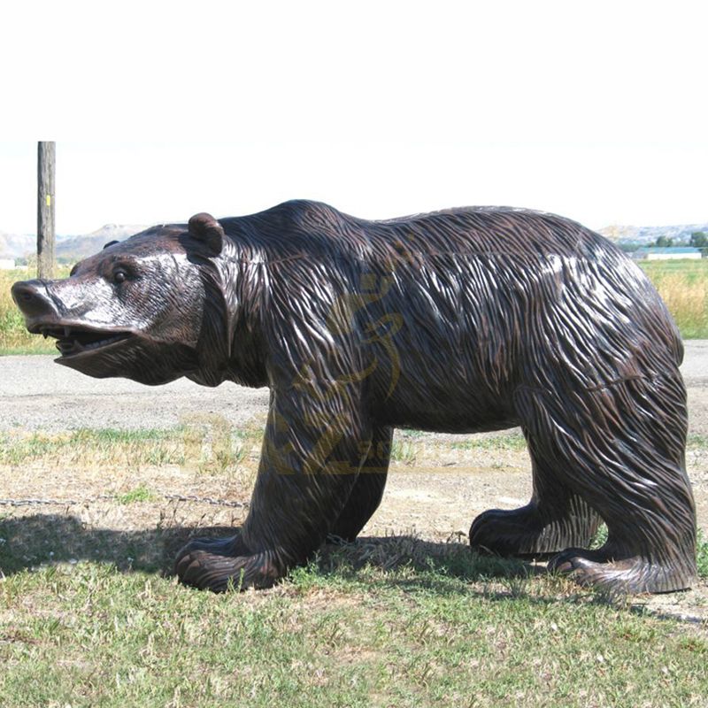 Life Size Bronze Bear Statue
