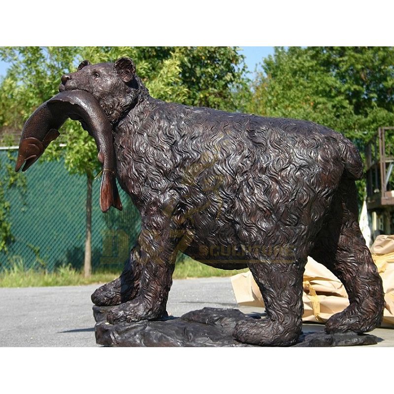 Abstract Life Size Bronze Bear Statues For Sale