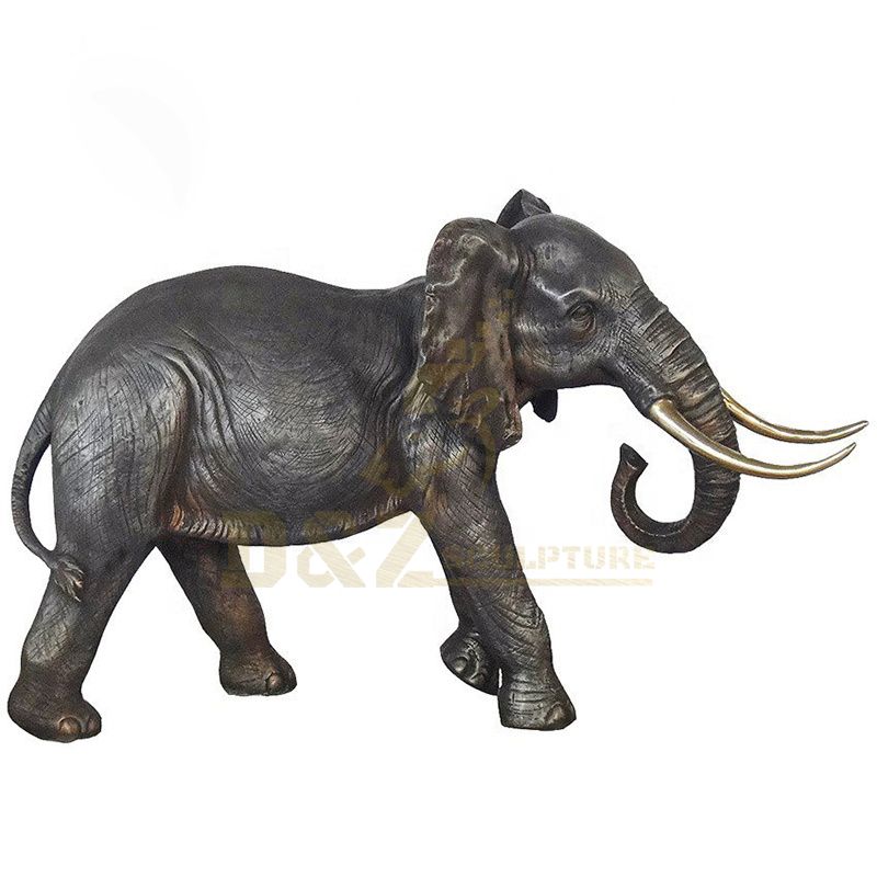 Outdoor Garden Hand Made Bronze Elephant Statue