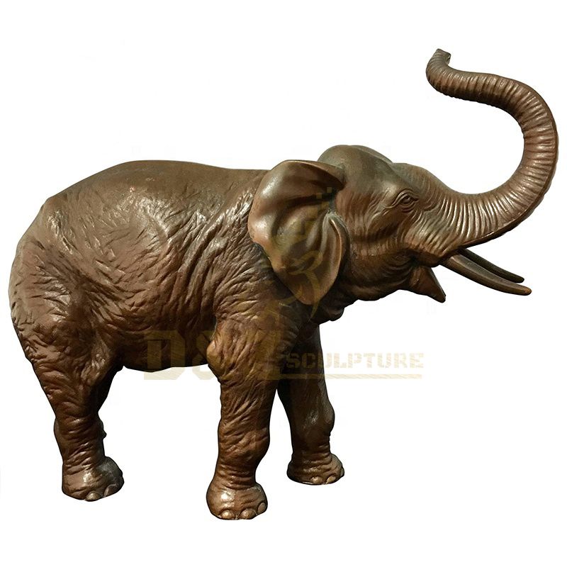 Garden Decoration Bronze Life Size Elephant Sculpture