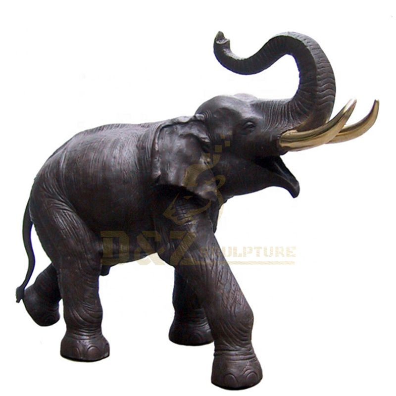 Elephant Indoor Decor Statues Bronze Animal Sculptures