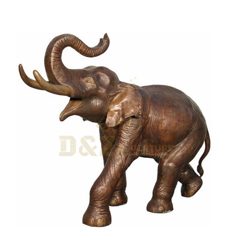 Outdoor Decoration Elephant Sculpture Bronze Animal Sculpture