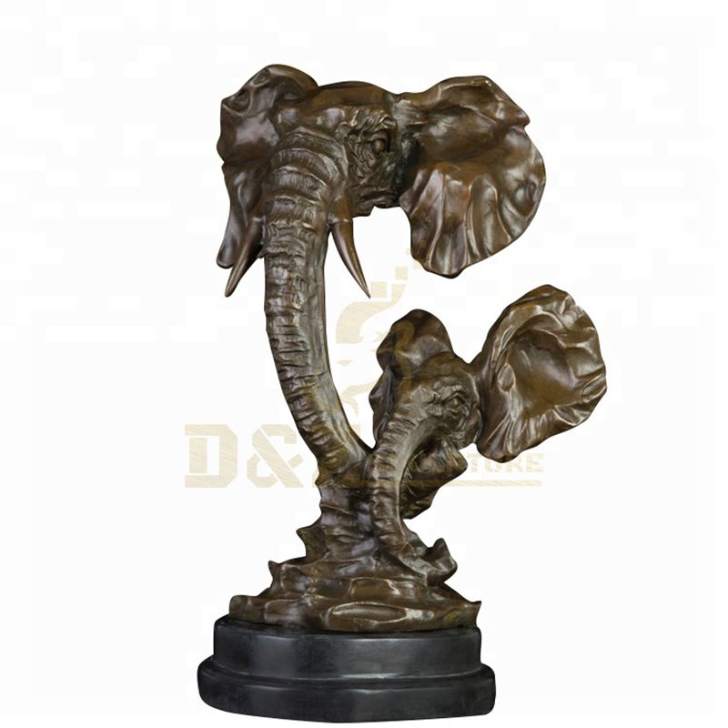 Handmade best quality outdoor garden bronze elephant sculpture