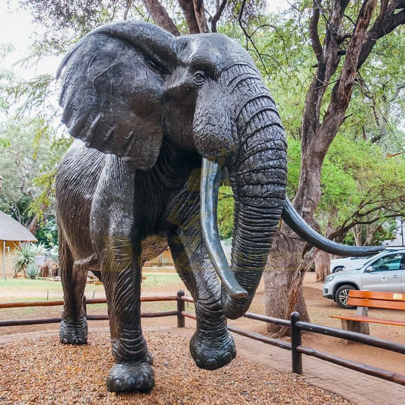 Bronze Elephant Outdoor Decoration Garden Sculpture