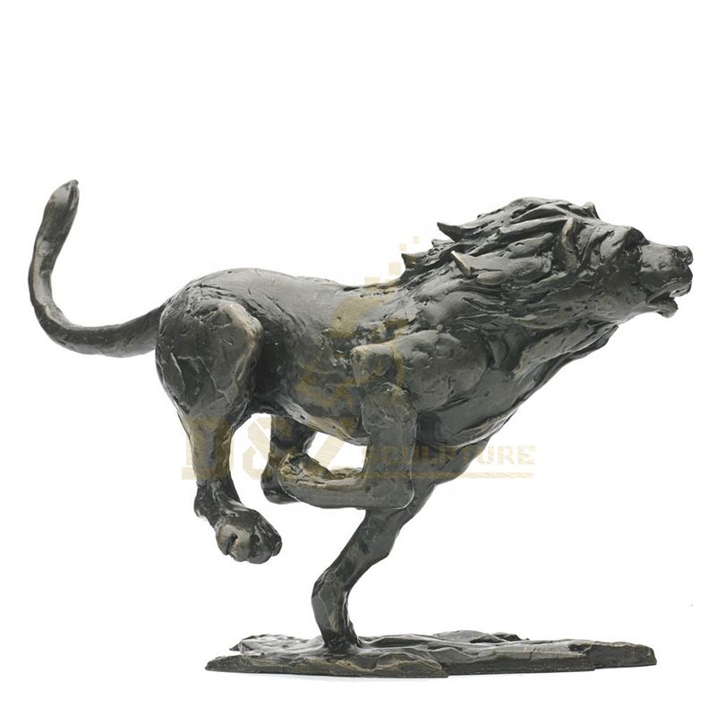 Handmade Bronze Lion Sculpture Animal Statue