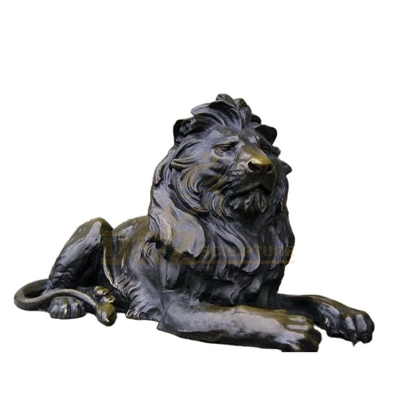 High quality animal sculpture brass large lion statues