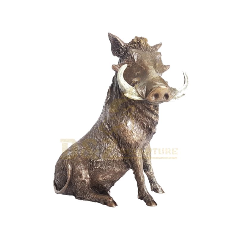 Large Bronze Garden Wild Boar Sculpture