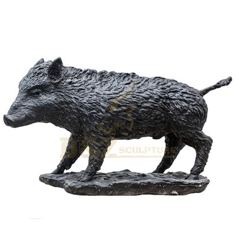 Bronze wild animal garden wild boar Animal Pig sculpture