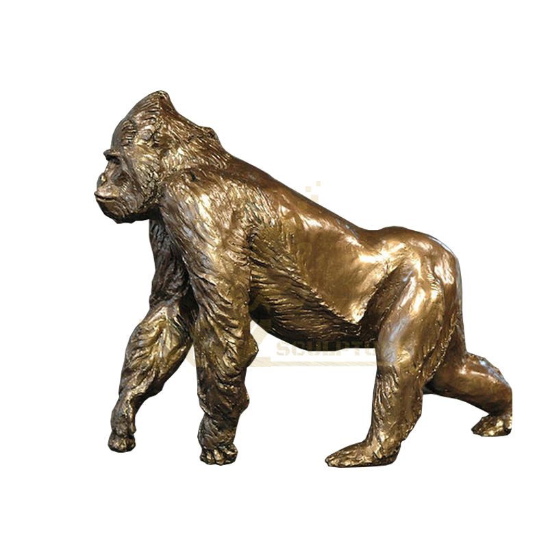 Directly Factory Life Size Wolf Bronze Sculpture