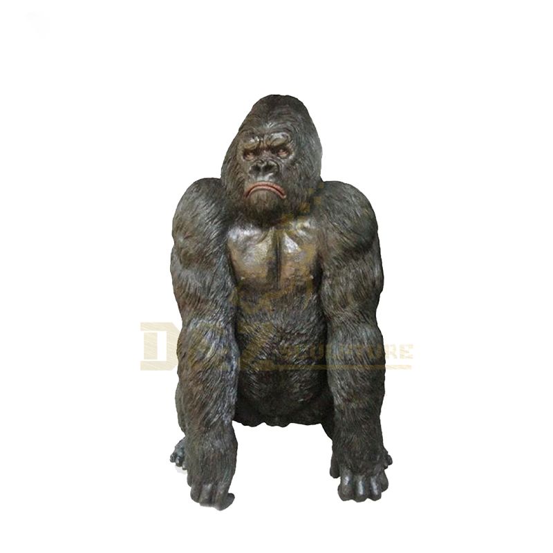 Hot Sale Garden Decor Bronze Sculpture Gorilla