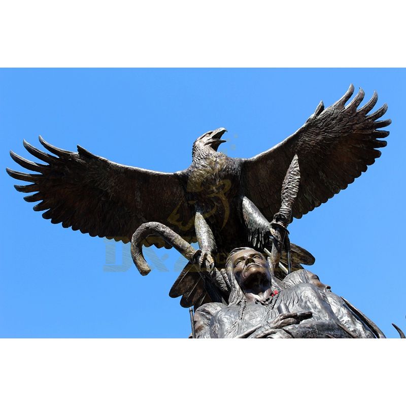 Casting Outdoor Bronze Eagle Sculpture