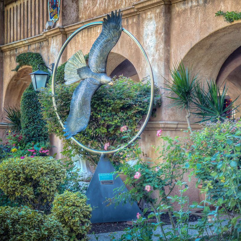 Cast Brass Bronze Eagle Sculptures For Sale