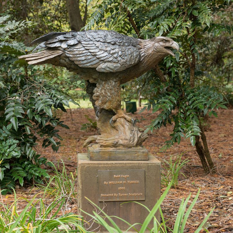 Large Garden Bronze Flying Eagle Statue