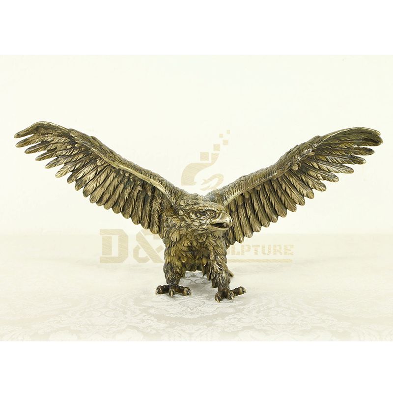 Chinese outdoor large bronze animal sculpture eagle statue