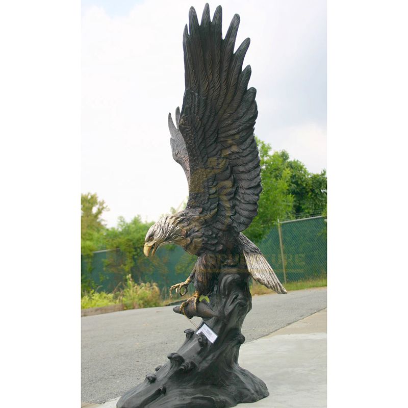 Wholesale Bronze Metal Decoration Eagle Sculpture