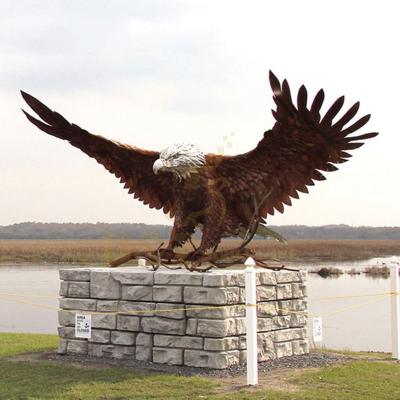 Factory Manufacturer Bronze Eagle Statue Animal Sculpture