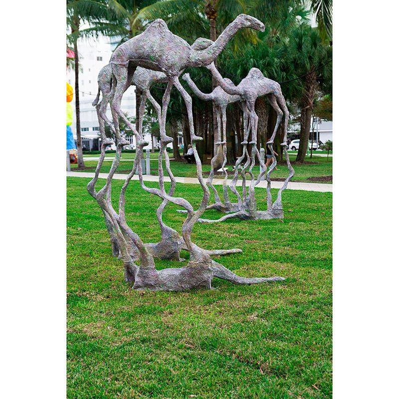 Large Outdoor Camel Ornament Statue Bronze Camel Sculpture