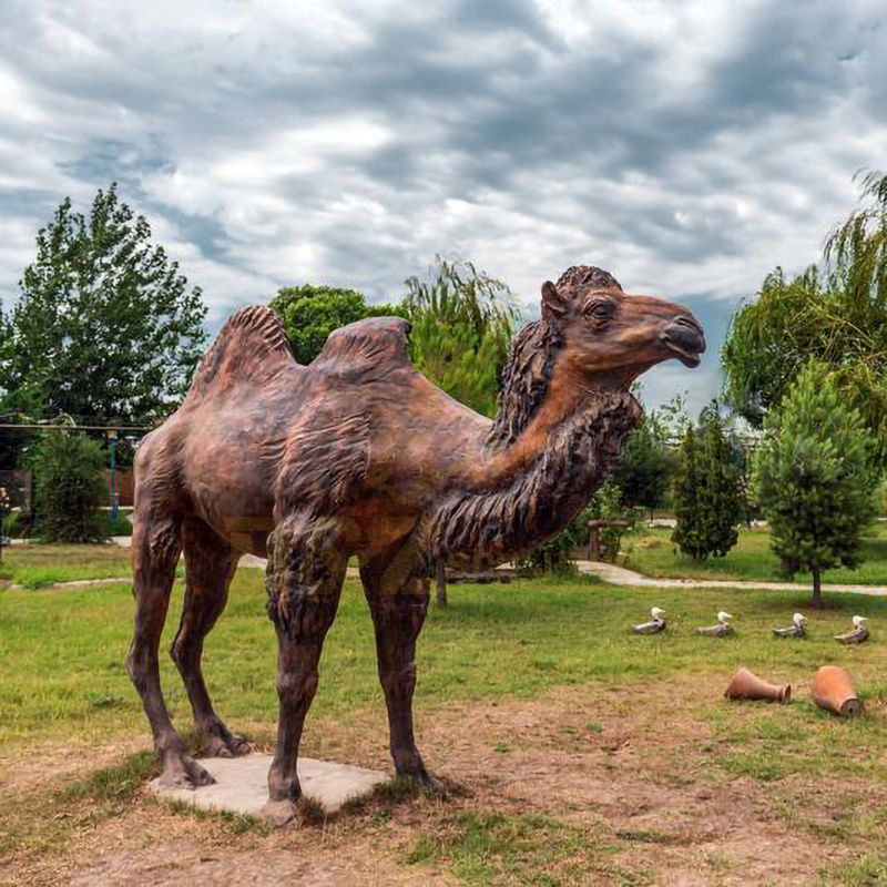 Customize Bronze Camel Sculpture For Garden Decoration