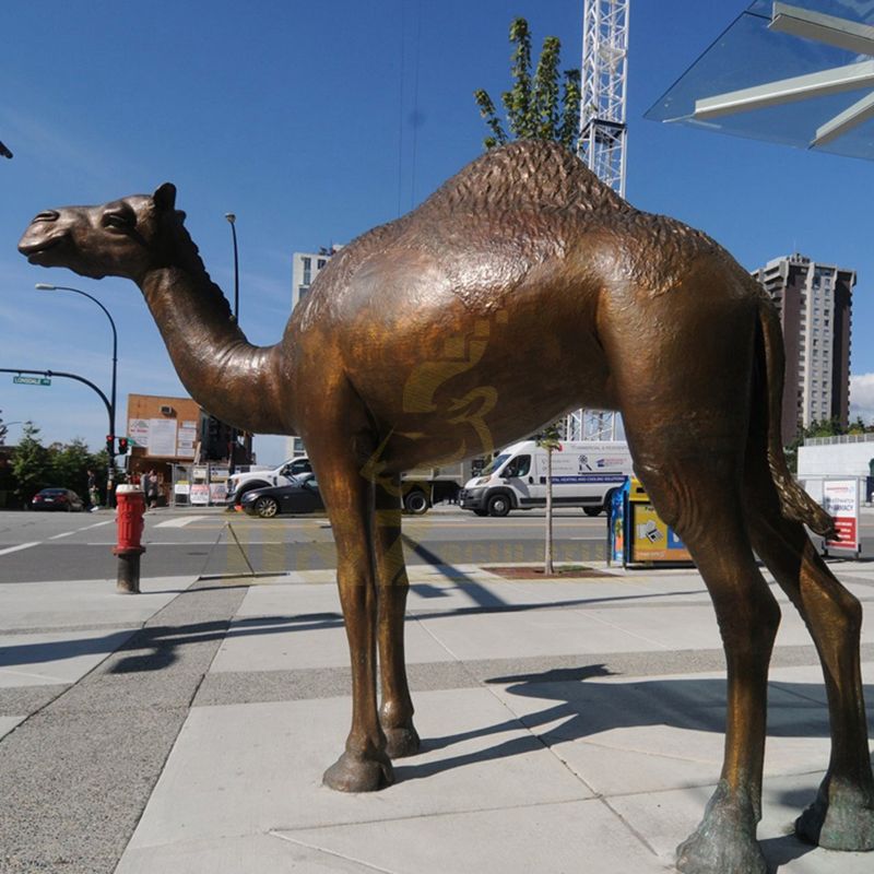 Camel Animal Bronze Sculpture For Outdoor Decoration