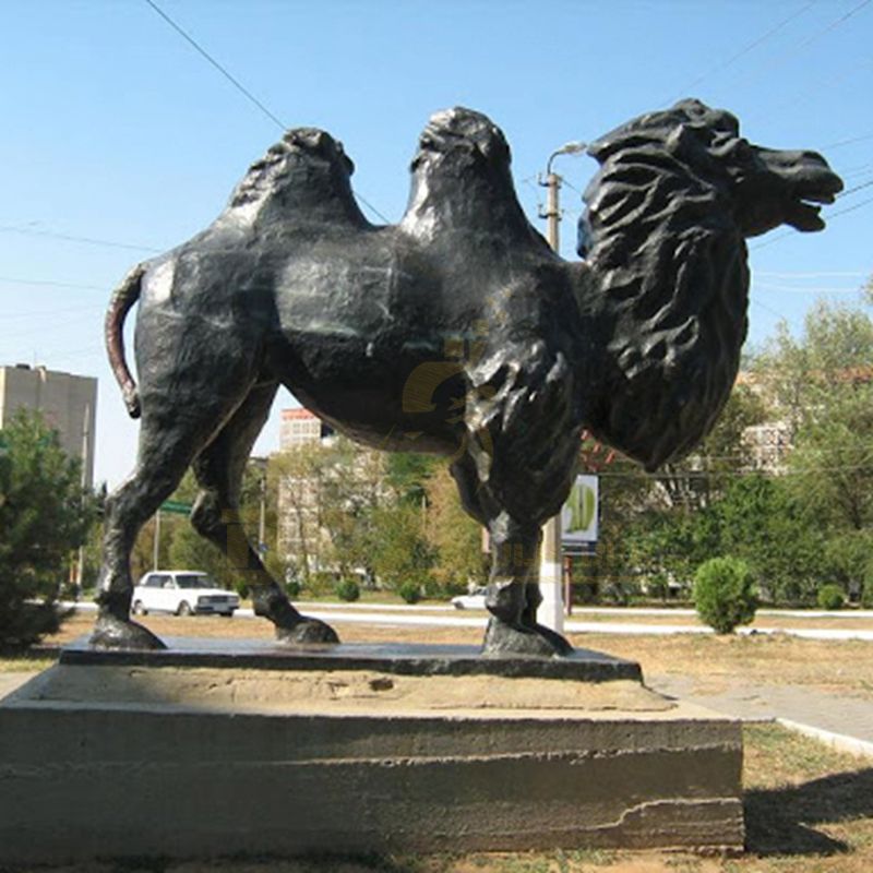 Hot sale Large Size Outdoor Decorative Bronze Camel Sculpture