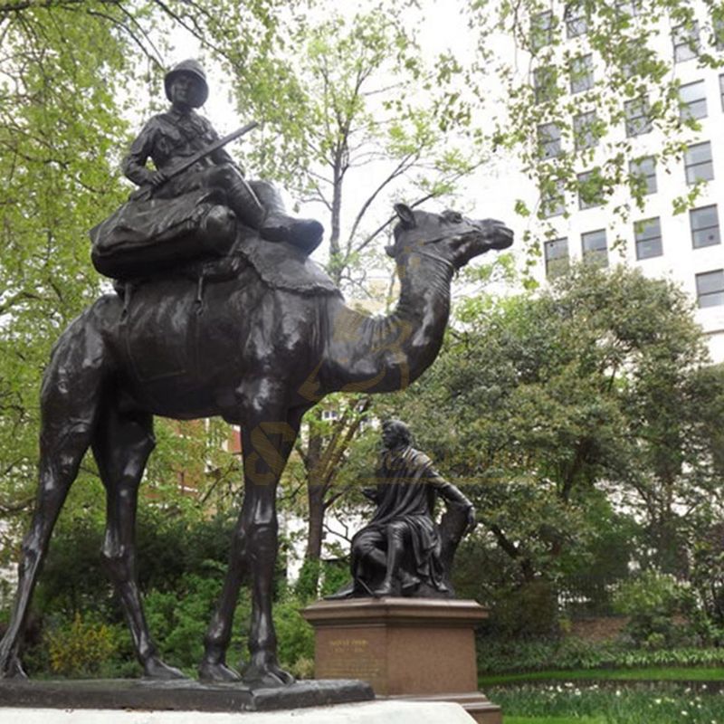 Garden Antique Large Life Size Bronze Camel Statue for Sale