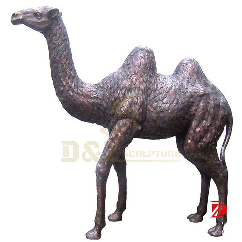 Outdoor Decor Large Bronze Camel Sculpture In the Garden